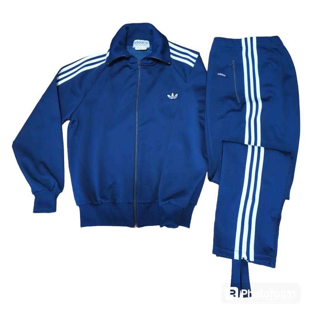 80〜90s adidas 　ヴィンテージジャージ　セットアップ　古着