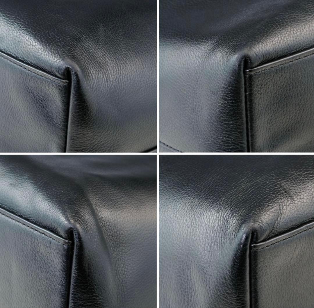 【美品】COACH トートバッグ ビジネスバッグ 黒 レザー メトロポリタン