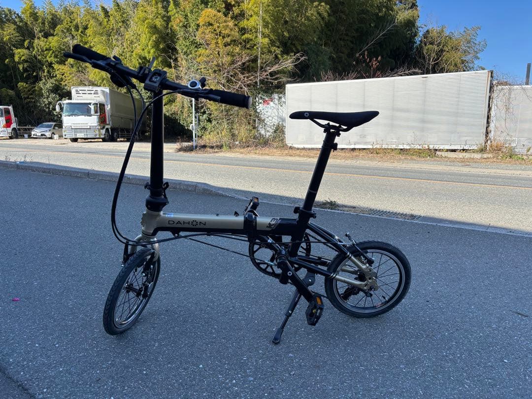 送料込み　ダホン　14インチ　3速　折りたたみ自転車　k3