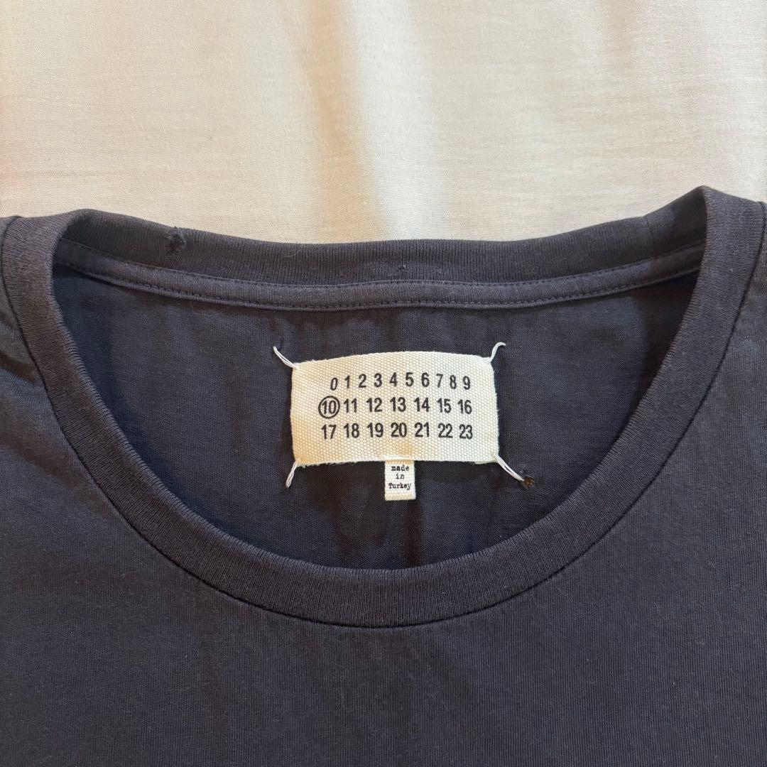 な*み様 Maison Margiela コットン tシャツ　48 Mサイズ　ブ