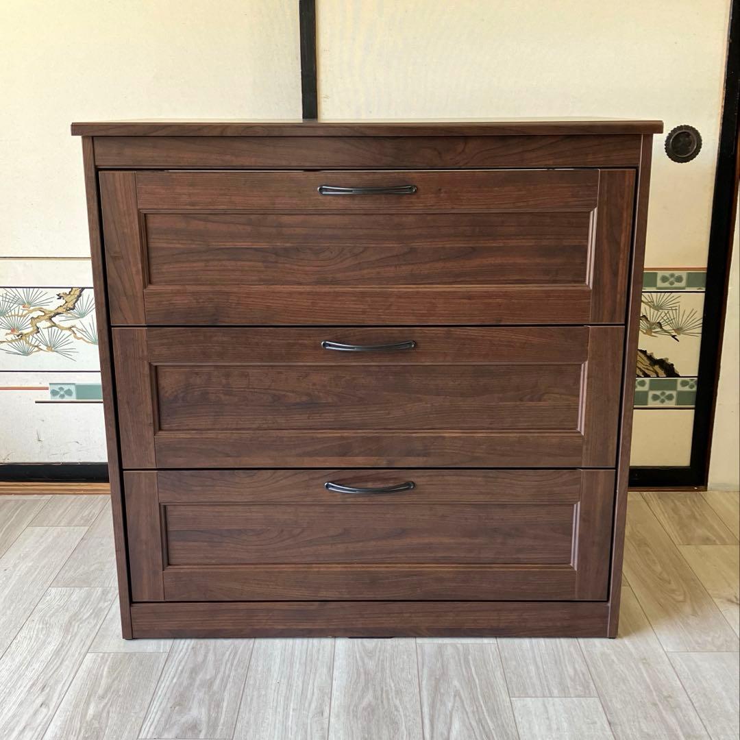 みんみ　IKEA 幅81cm SONGESAND ソンゲサンド 3段棚