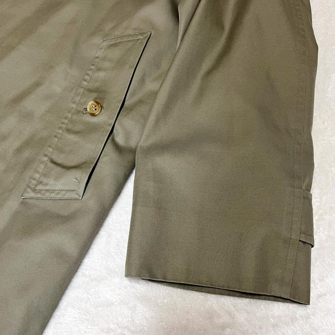 値下げ！【美品】バーバリー ステンカラーコート L位 玉虫色 ライナー チェック