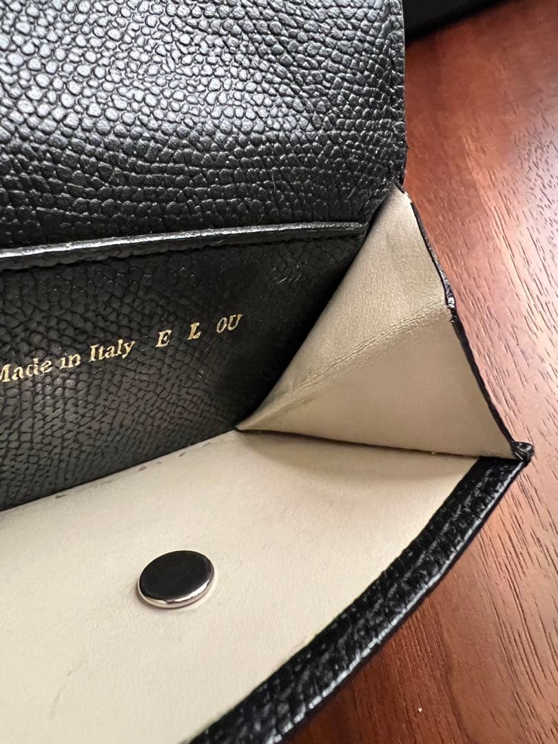 Valextra 3つ折り 財布 コンパクト パース 美品