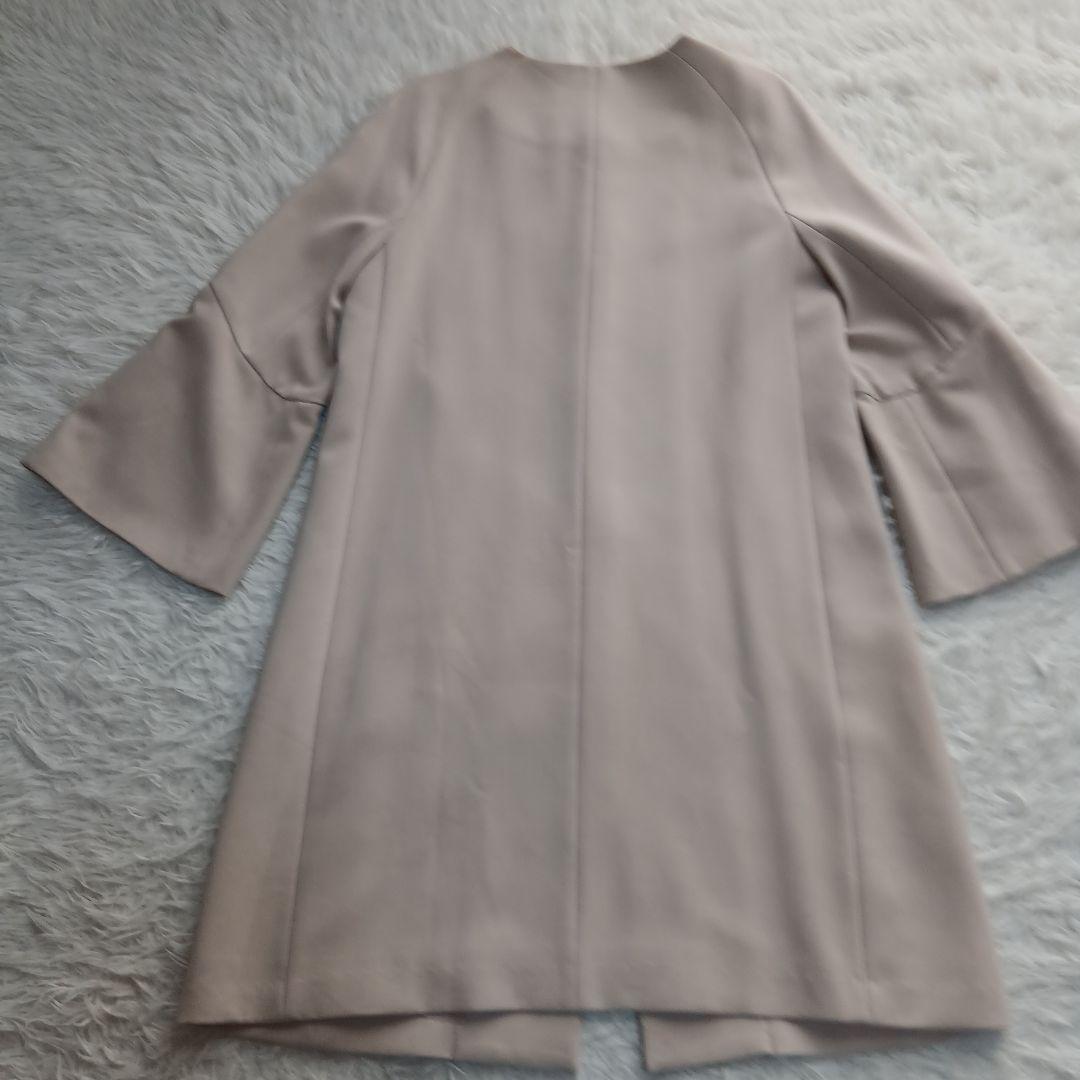 【ANAYI】現行タグ　ダブルクロスフレアスリーブコート　ベージュ