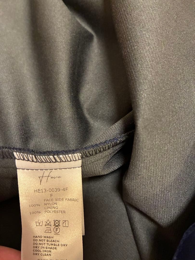 Heve へイヴ　ベロアバブリーブラウス