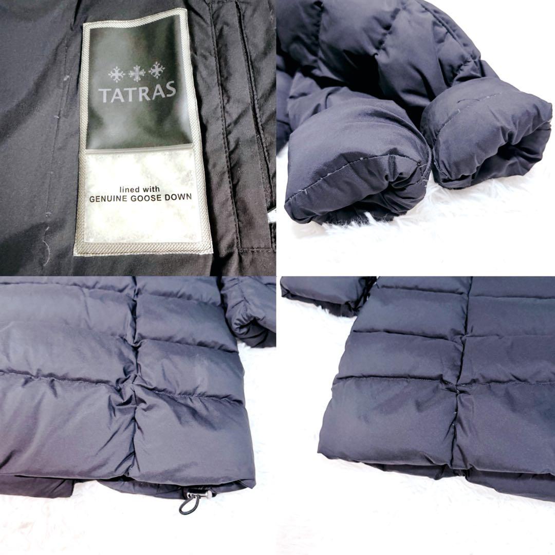 TATRAS アゴーニャ ロングダウンコート M 黒ブラックタトラス