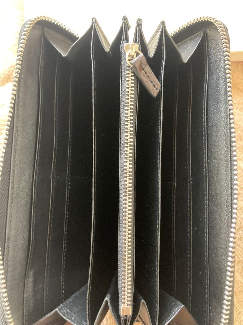JRA認定 クロコダイル一枚革 ポロサス 長財布 ブラック
