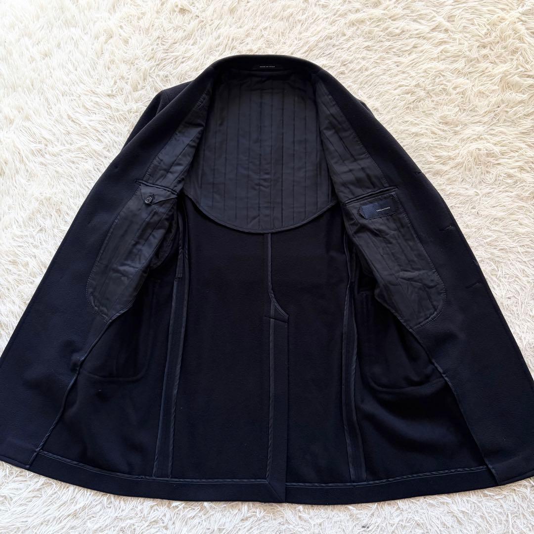 <美品>TAGLIATORE 新ロゴ カシミヤ ウール チェスターコート48