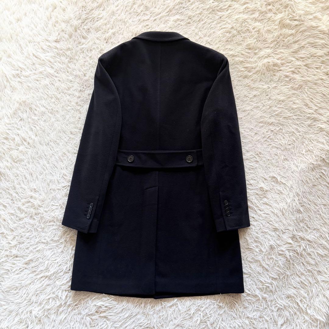 <美品>TAGLIATORE 新ロゴ カシミヤ ウール チェスターコート48