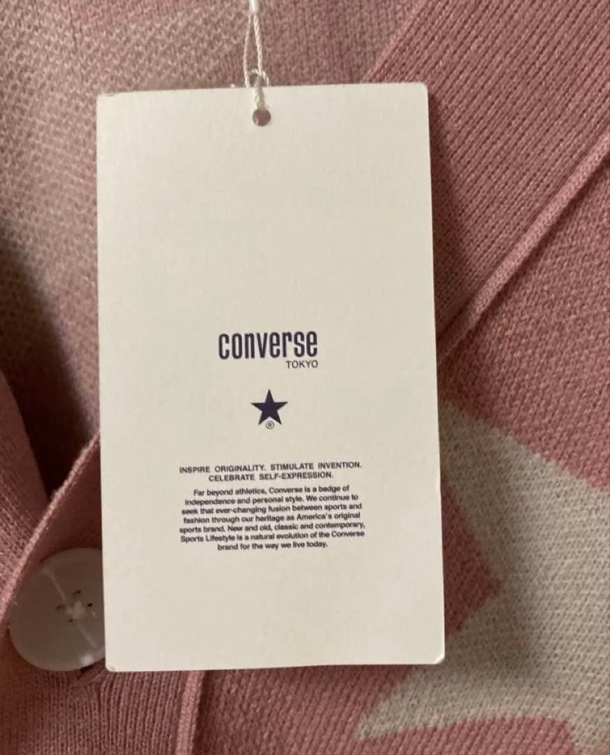 新品未使用　コンバーストウキョウ　カーディガン セーター ニット　ピンク