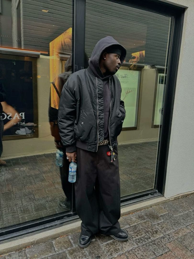 80s〜90s頃 USA製 Alpha MA-1民間ALPHA刻印ジッパー短丈