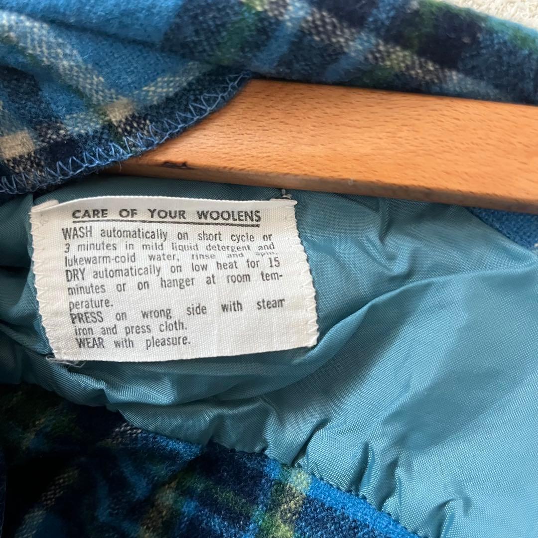 60s PENDLETON ペンドルトン ボードシャツ ウールシャツ ブルー