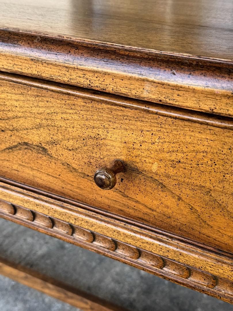 英国アンティークコンソールテーブル ホールテーブル 木製 オーク材 イギリス