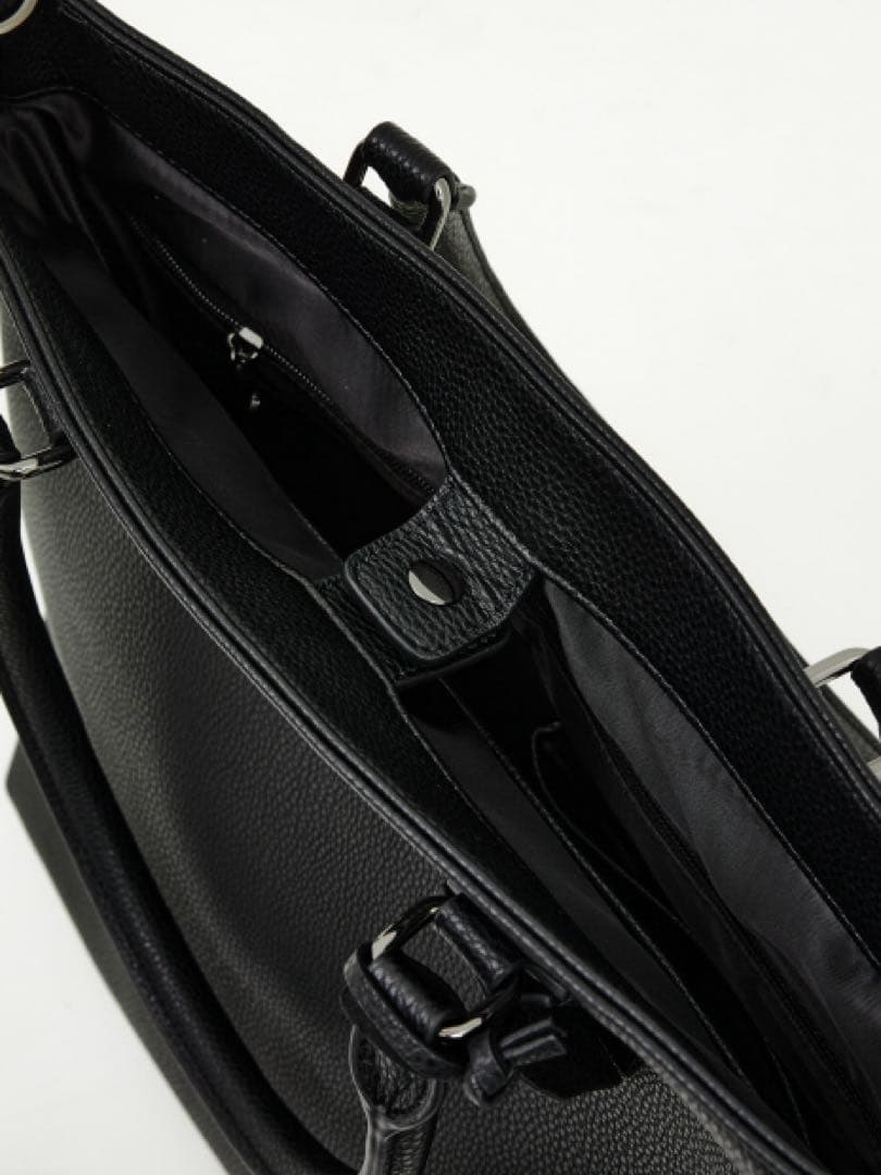 新品 ABAHOUSE シボレザー 縦型 2WAY トートバッグ PC対応