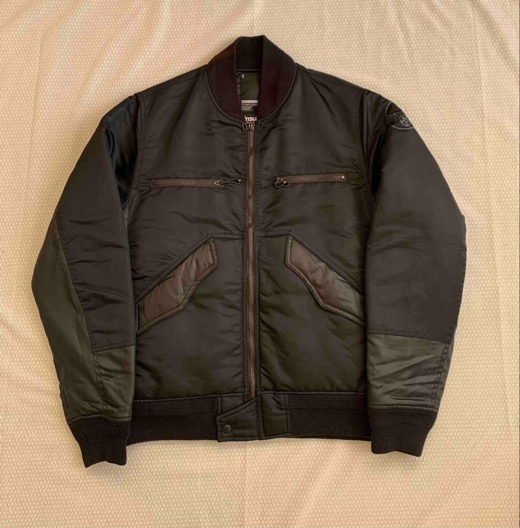 NEIGHBORHOOD ネイバーフッドMA-1 フライトジャケット ブラック