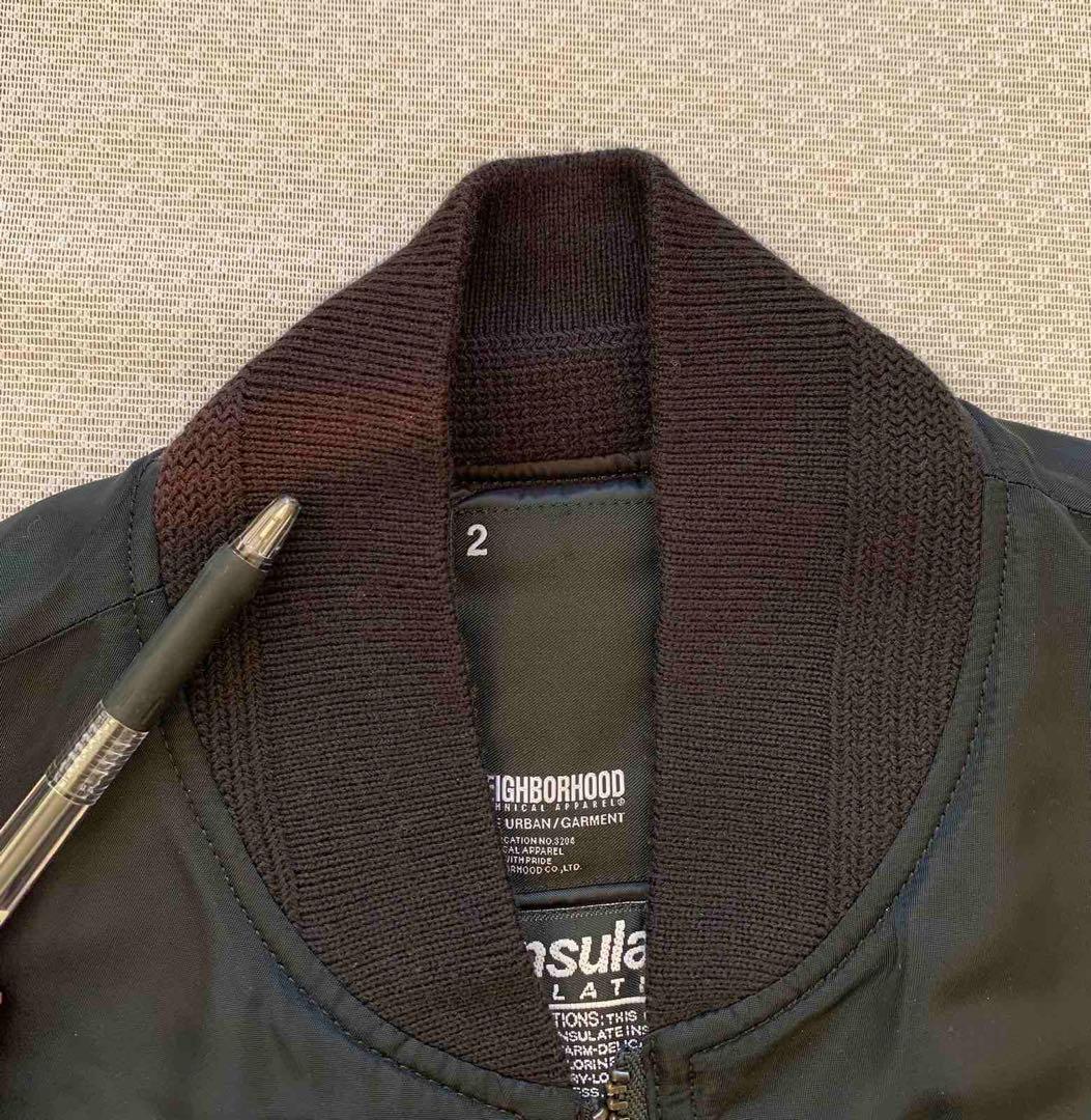 NEIGHBORHOOD ネイバーフッドMA-1 フライトジャケット ブラック