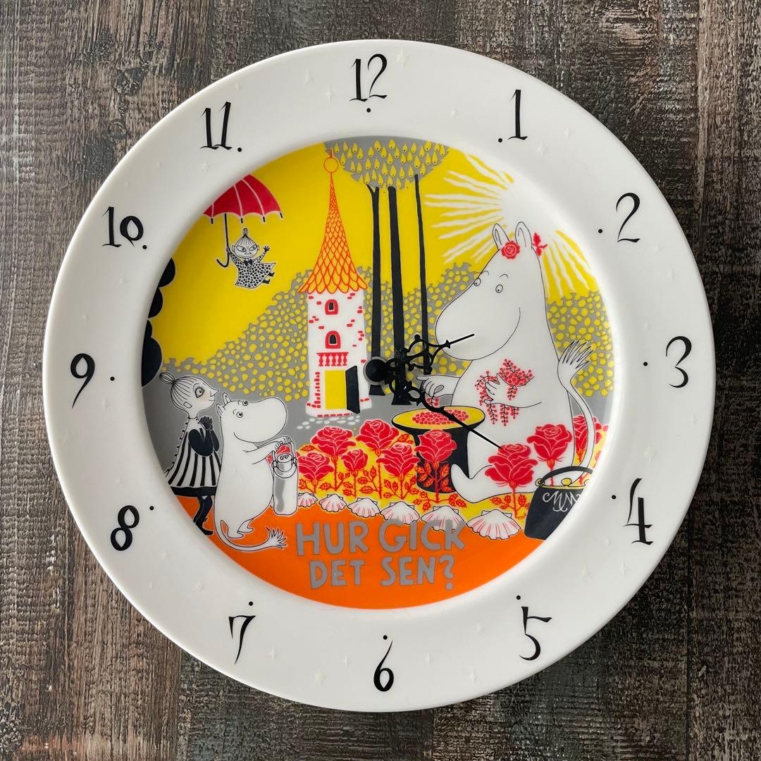 ムーミン 壁掛け時計 『HUR GICK DET SEN? 』ヤマカ製