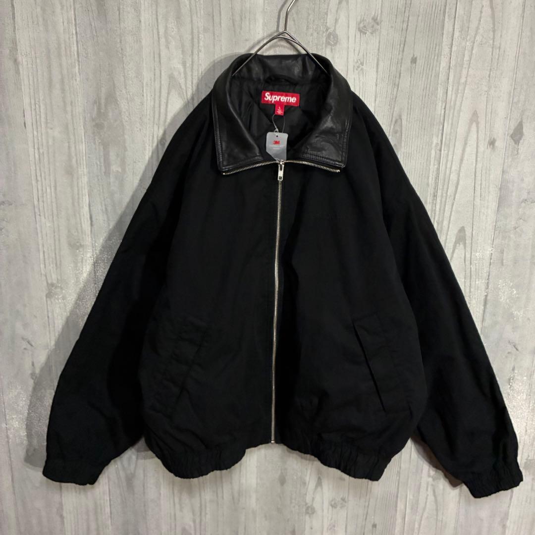 【入手困難】シュプリーム　レザーカラー ユーティリティジャケット　L