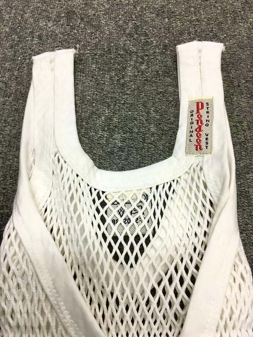 【白2枚組・L】ペンディーン網シャツ【PENDEEN】