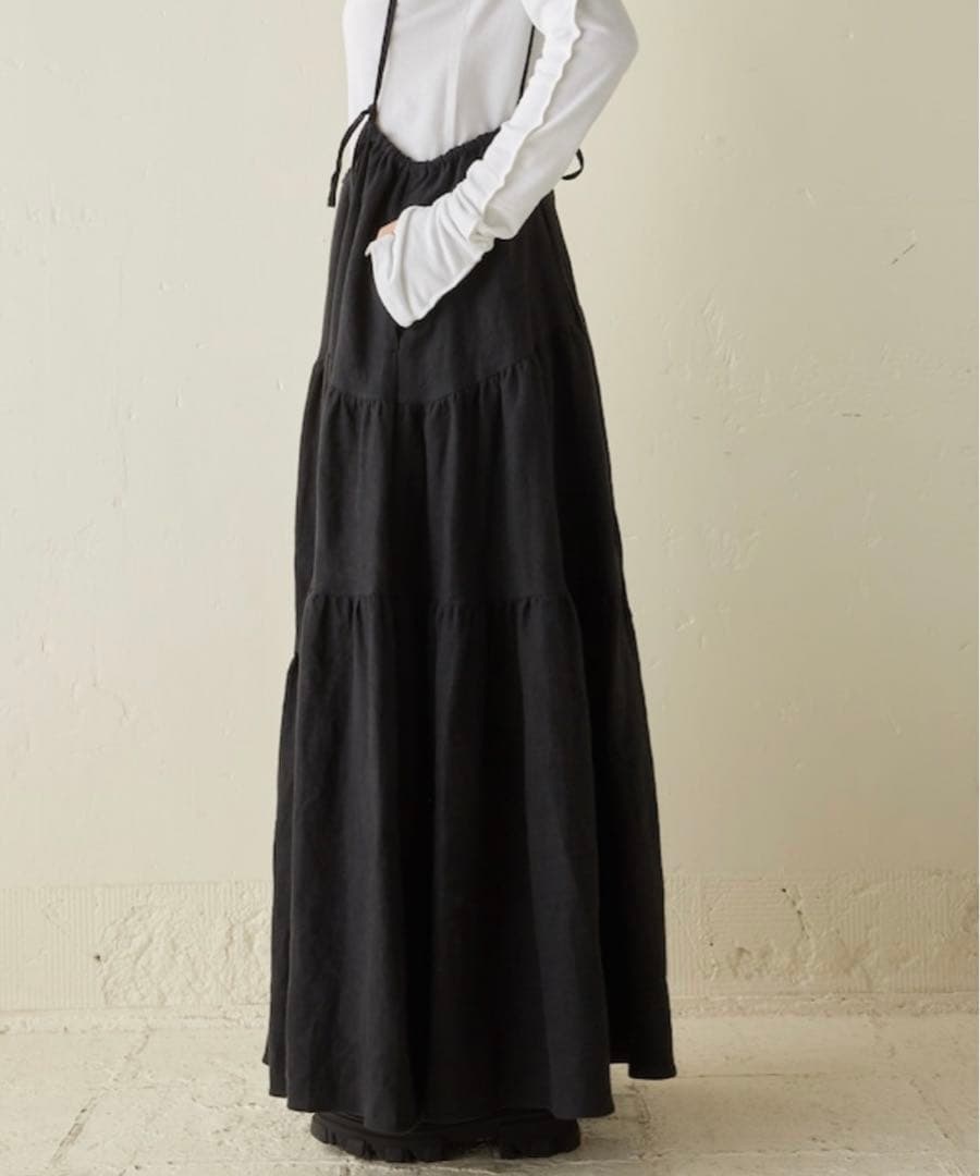 スカート THE NEWHOUSE ZENITA JUMPER SKIRT black