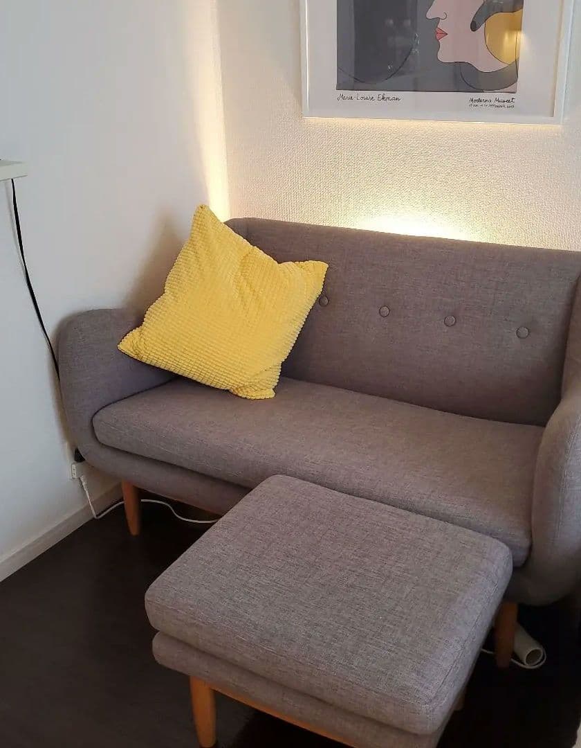 早いもの勝ち★Unico LYS（リュス）ソファ ２シーター　オットマン付