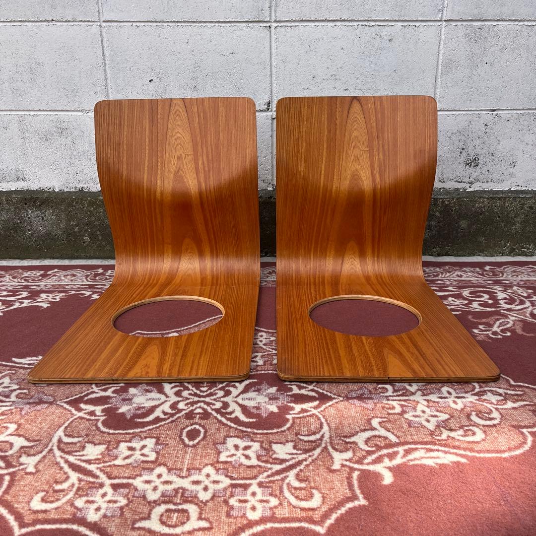 Tendo 天童木工 ◾️2点セット 座椅子 プライウッド 藤森健次 和モダン J