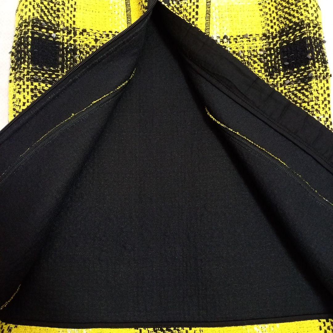 ★みー★☆美品 N°21 ヌメロヴェントゥーノ ツイード ジップ スカート