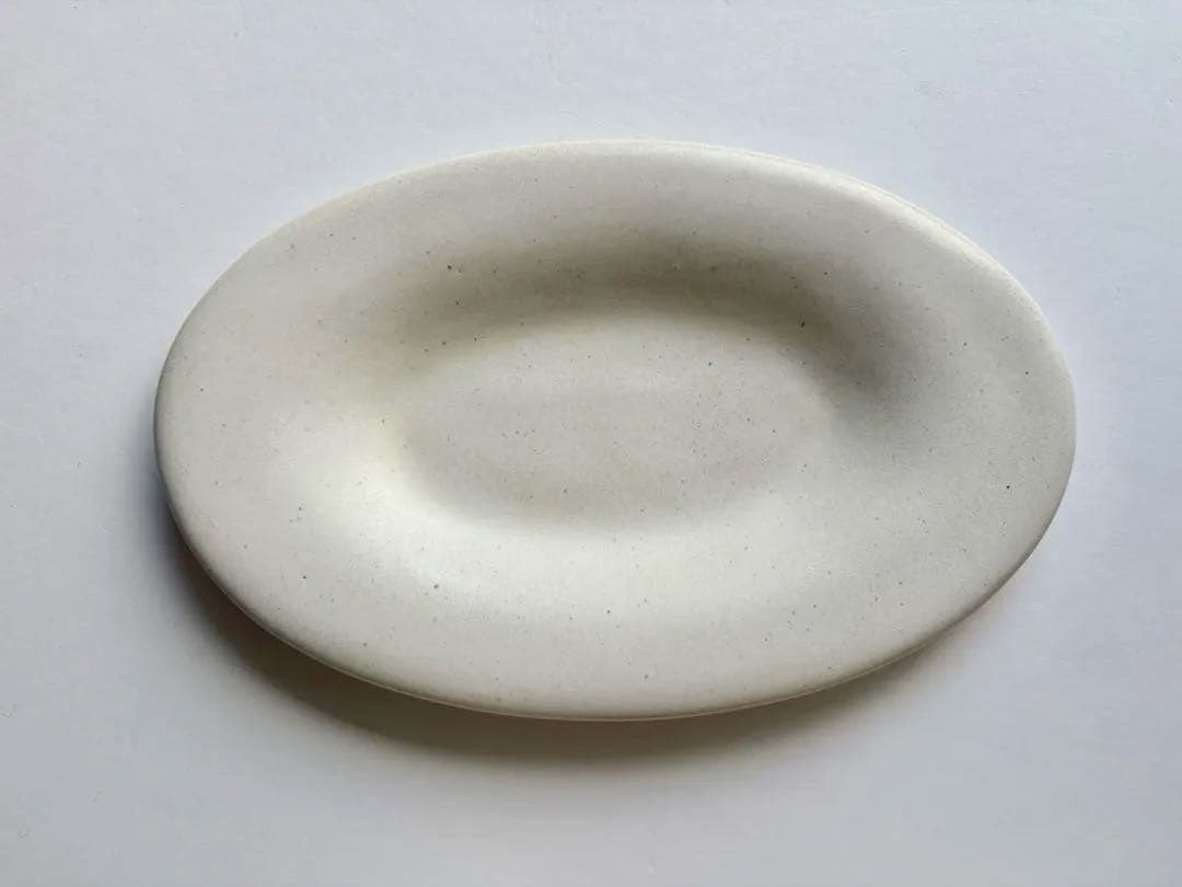 【未使用】dona ceramic studio入江佑子さん　オーバルプレート