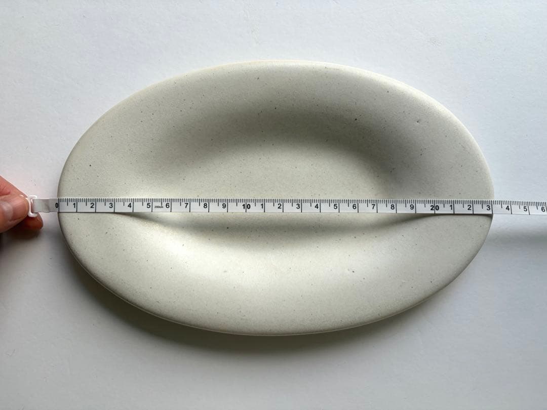 【未使用】dona ceramic studio入江佑子さん　オーバルプレート