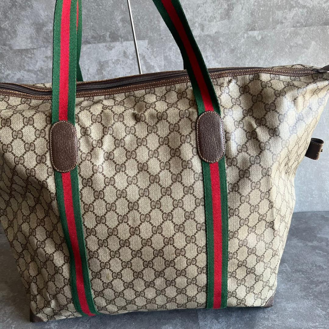 ⭐️GUCCI⭐️グッチ オールドグッチ GGスプリーム シェリーライン