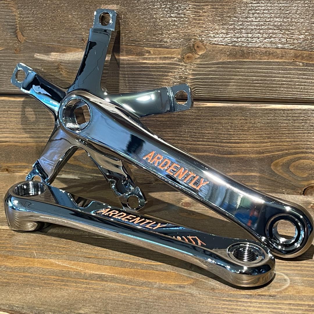 【新品】ARDENTRY ピスト用クランク ポリッシュ 165㎜ 144PCD