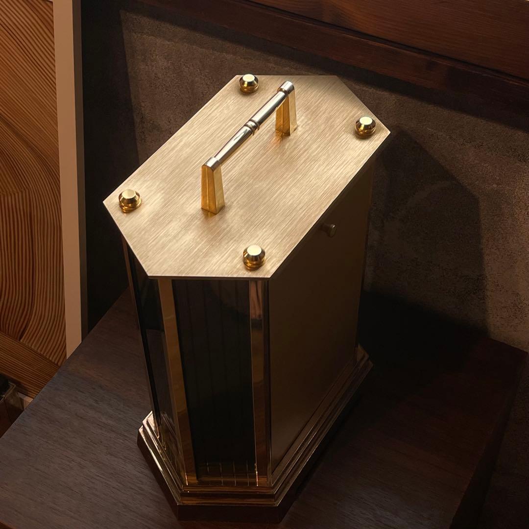 SEIKO 振り子付き置時計 ゴールド ブラック