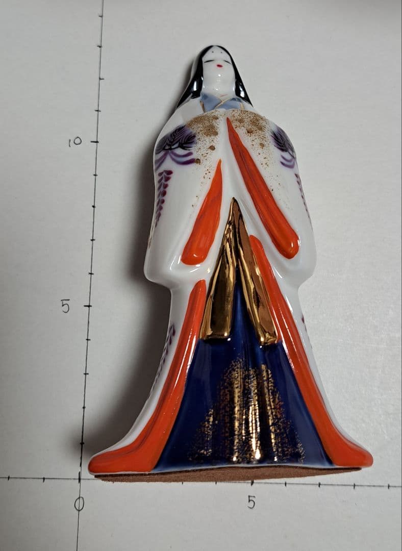 ②ひな人形 親王飾り 立ち雛 紫