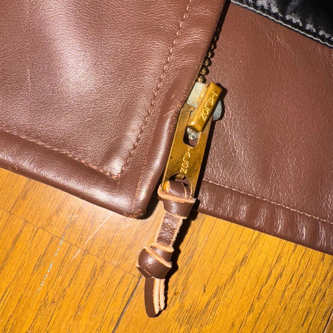 美品❗️34 ロストワールド SUBURBAN ホースレザージャケット(ブラウン)