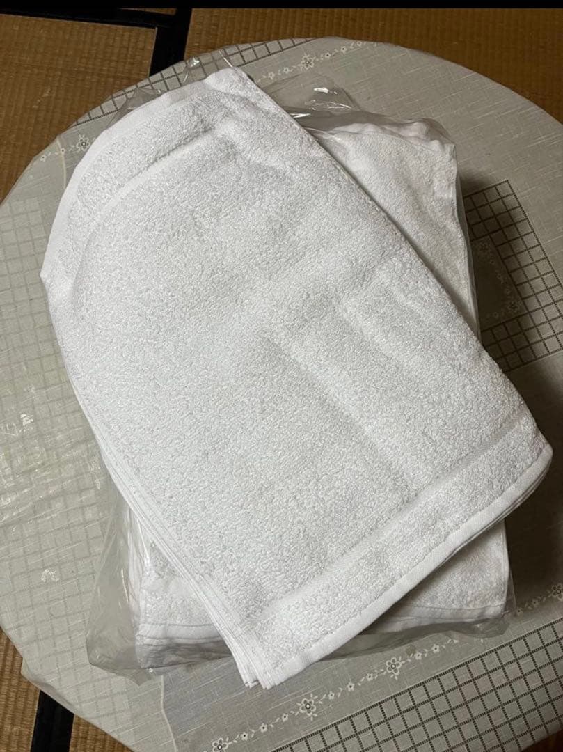 【新品】ホワイト おしぼりタオル 120枚　ふきん 泉州 ハンドタオル