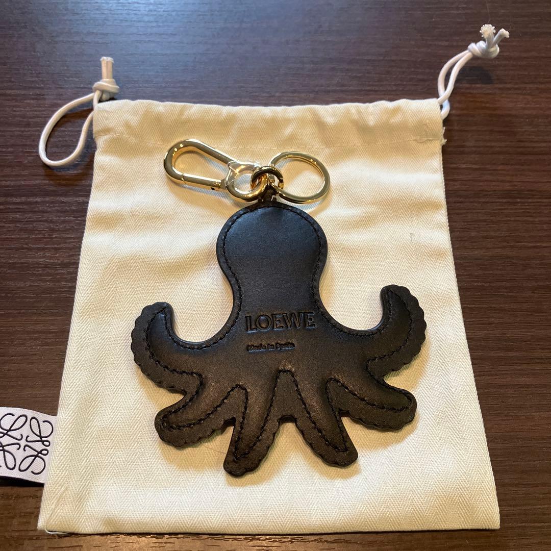 LOEWE ロエベ オクトパス チャーム キーリング キーホルダー たこ タコ