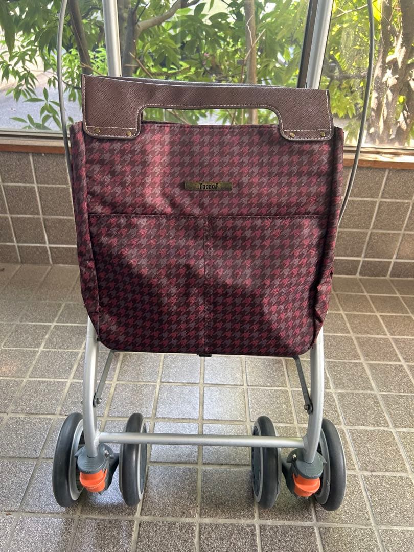 【美品】歩行車テイコブリトルスリムWAW04介護用品押して高さ調整可シルバーカー