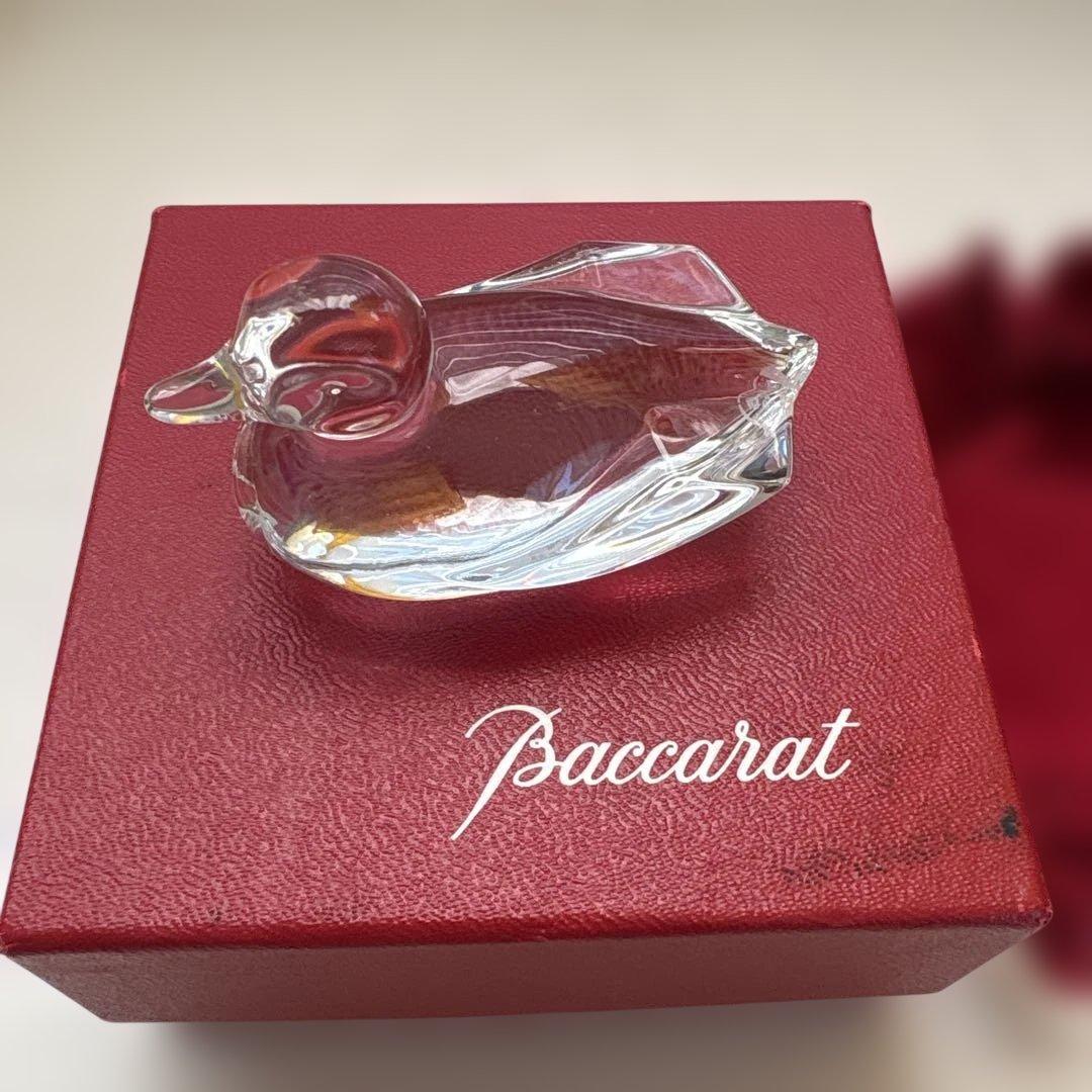 Baccarat クリスタルアヒル ペーパーウェイト