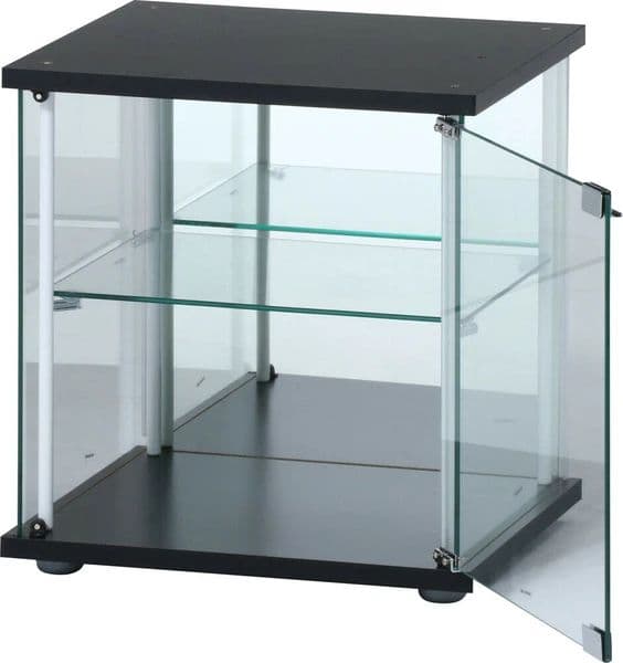 ガラスコレクションボックス　ＢＫ　コレクションケース　ブラック　黒