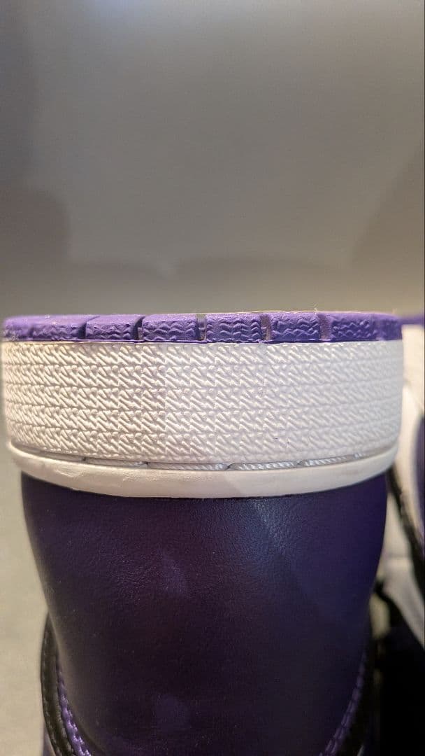 シューズ(男性用) NIKE AIR JORDAN 1 HIGH OG COURT PURPLE