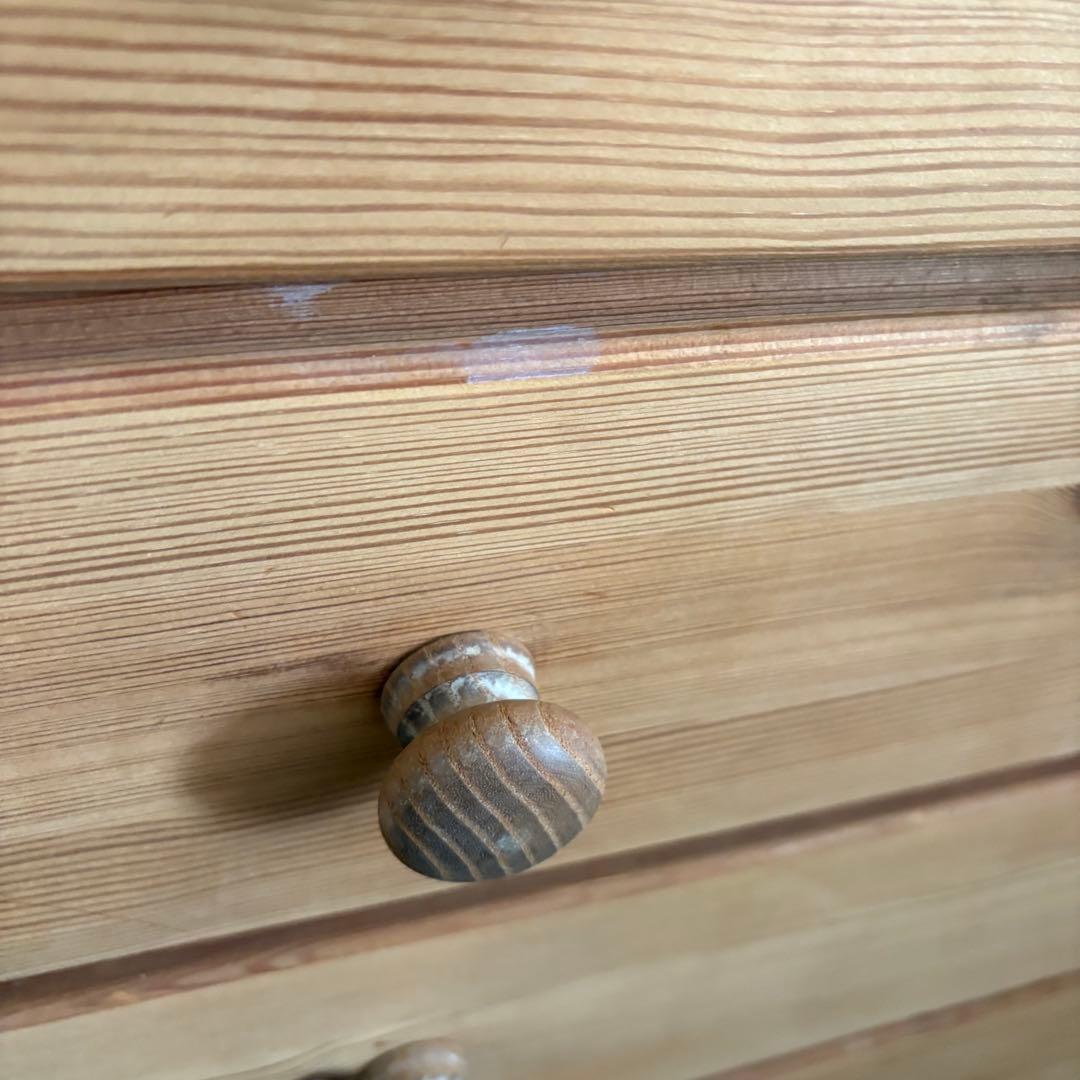 パイン材　カントリースタイル　ミドルチェスト