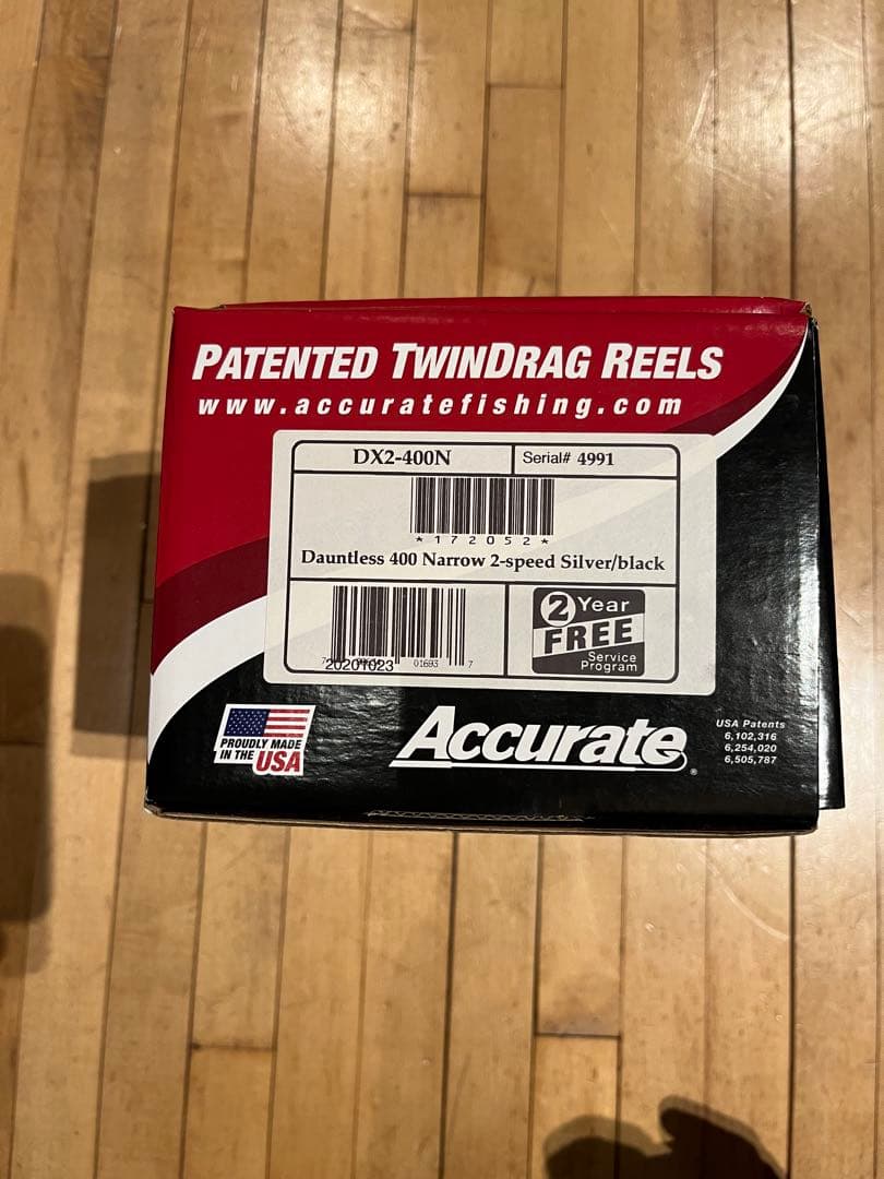リール Accurate Dauntless 400 Narrow 2-speed