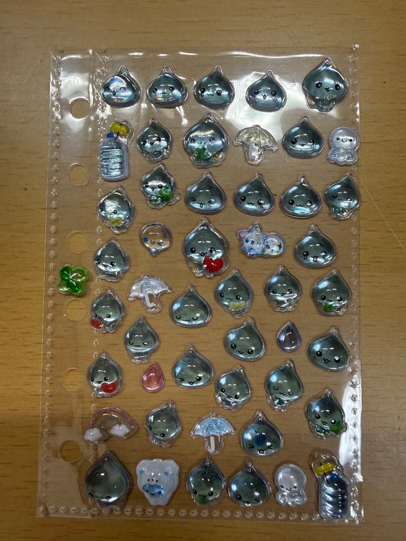 m*⭐様 正規品キャラクターボンボンドロップシール帳完成品