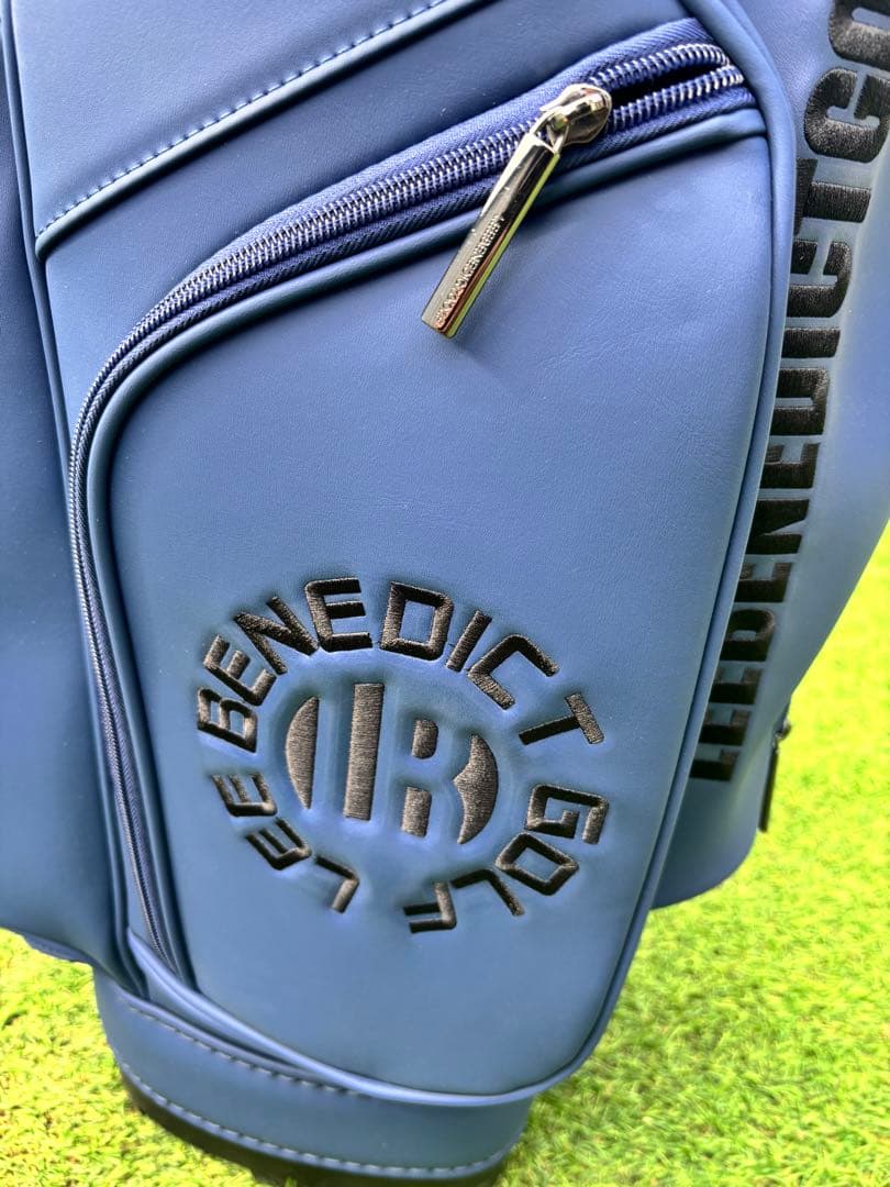 リー ベネディクト ゴルフ　キャディバッグ　新品　ゴルフバッグ　ネイビー　ブルー