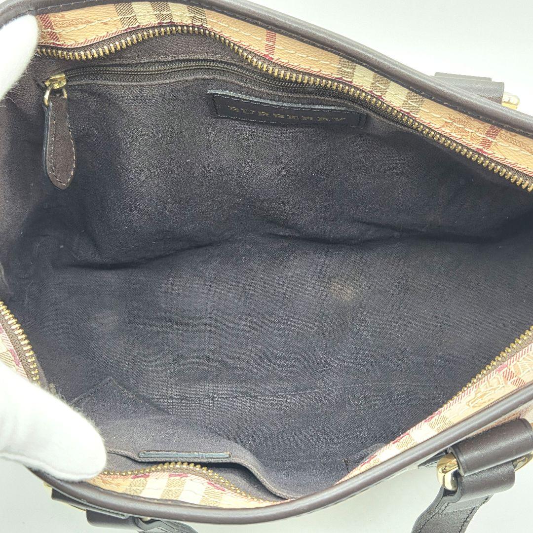 BURBERRY 近年モデル トートバッグ ノバチェック シャドーホース PVC
