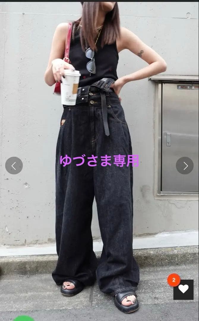 TEEN BOOP ウエストマークルーズデニム