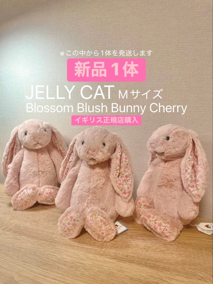 【新品/イギリス購入】 うさぎ ぬいぐるみ cherry