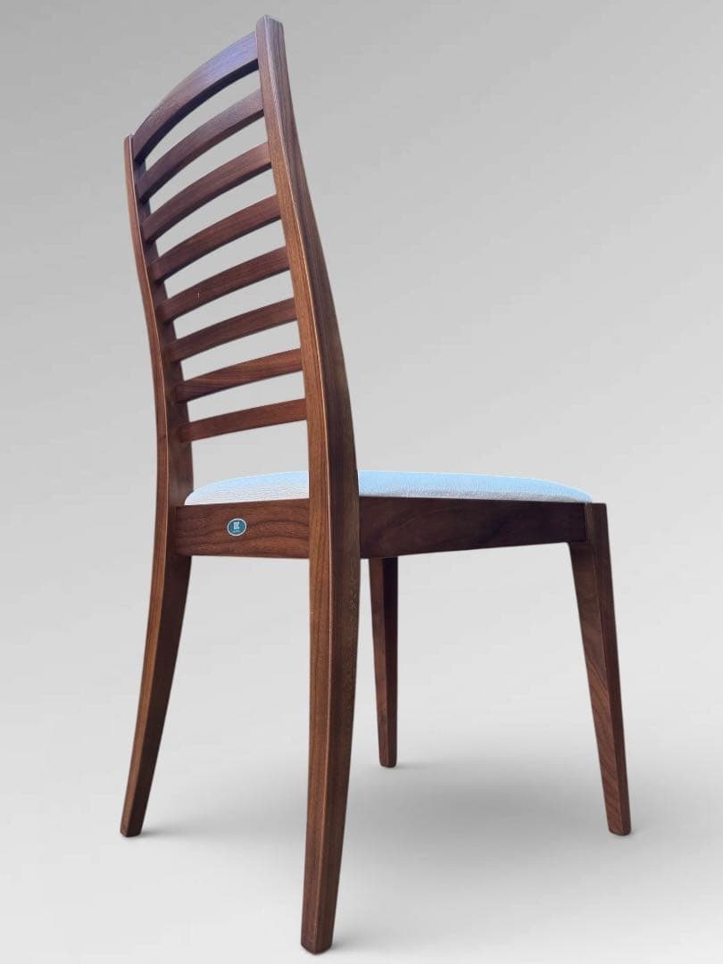 ①【美品】秋田木工 IDC大塚家具 ダイニングチェア ラダーバック 曲げ木 ２脚