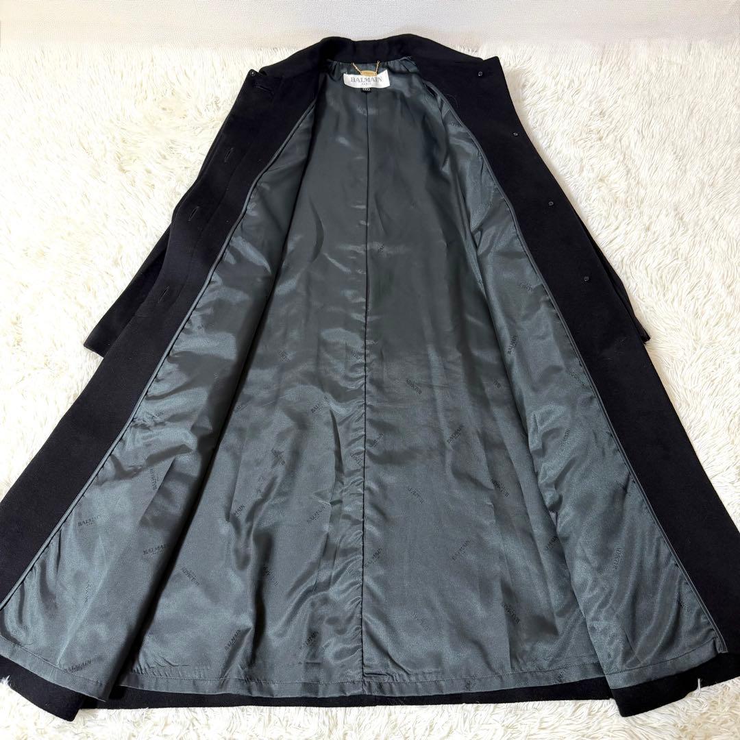 美品✨BALMAIN バルマン カシミヤ100% ロングコート サイズ11