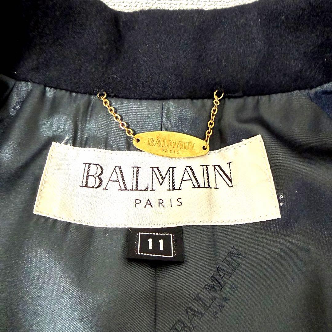 美品✨BALMAIN バルマン カシミヤ100% ロングコート サイズ11